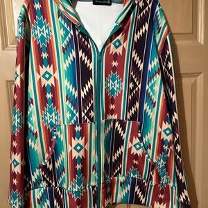 Sterling Kreek Multicolor Zigzag Shirt